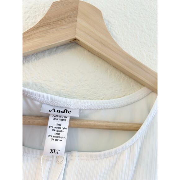 Andie Swim The Malibu Ribbed One Piece XL Tall NWT - Picture 7 of 11